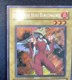 YuGiOh Elemental Hero Burstinatrix EHC1-EN002 - Lightly Played - Image 3