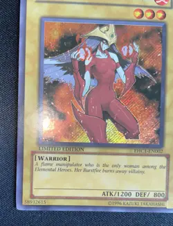 YuGiOh Elemental Hero Burstinatrix EHC1-EN002 - Lightly Played - Image 5