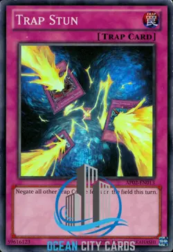 Yugioh Trap Stun AP02-EN013 Super Rare LP - Image 5