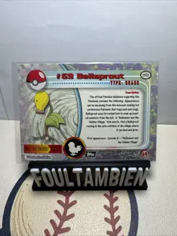 Topps Pokemon Tv Animation Bellsprout Foil Card - Image 2