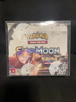 NEW SEALED BURNING SHADOWS BOOSTER BOX 2017 SUN & MOON POKEMON TCG TRADING CARD - Image 1