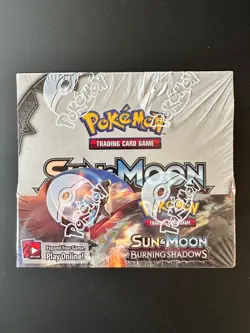 NEW SEALED BURNING SHADOWS BOOSTER BOX 2017 SUN & MOON POKEMON TCG TRADING CARD - Image 3