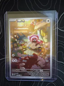 Stufful Pokemon Trading Card 154/132 Mega Evolution - Image 1