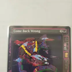 Come Back Wrong 309 MTG Duskmourn 2024 Mint - 9.0 + Showcase Foil Rare - Image 2