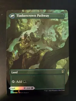 Cragcrown Pathway NM FOIL BORDERLESS Zendikar Rising MTG FREE SHIPPING - Image 2