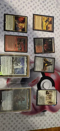 MTG Mythics and Rares and two custom commander decks - Image 1