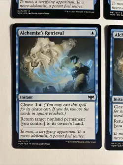 4x Mtg Crimson Vow Alchemist‘s Retrieval NM/M Magic The Gathering - Image 2