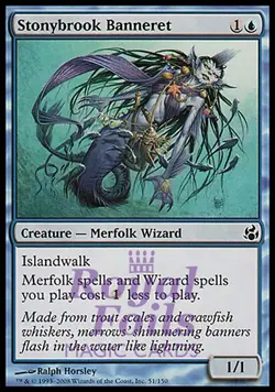 Stoneybrook Banneret 1x FOIL MTG Morningtide MOR Common MINT blue - Image 1