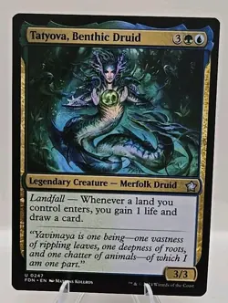 Tatyova, Benthic Druid MTG Foundations Regular - Image 1