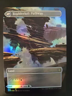 Branchloft Pathway NM FOIL BORDERLESS Zendikar Rising MTG FREE SHIPPING - Image 2