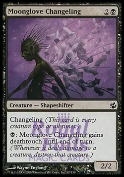 Moonglove Changeling 1x FOIL MTG Morningtide MOR Common MINT black - Image 1