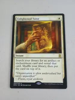 MTG Enlightened Tutor Magic the Gathering Eternal Masters Instant NM - Image 1