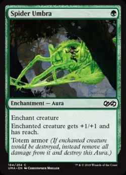Spider Umbra - Light Play MTG Ultimate Masters - Image 1
