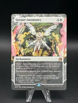 Greater Auramancy (0004) [Borderless] (NM) - MTG - Wilds of Eldraine (ENG) - Image 1