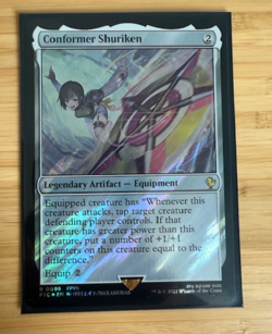 MTG- Conformer Shuriken (Surge Foil) Commander: Final Fantasy Foil NM - Image 1