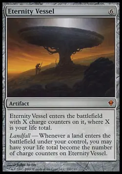MTG English Eternity Vessel NM Foil Zendikar - Image 1