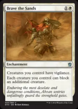 MTG English Brave the Sands NM Normal Khans of Tarkir - Image 1