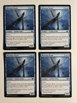 4x Mtg Crimson Vow Skywarp Skaab NM/M Magic The Gathering - Image 1