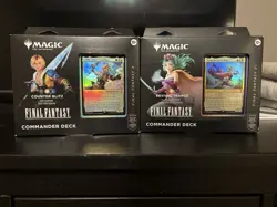 2 Box Bundle MTG Final Fantasy Commander Deck Sealed - Image 1
