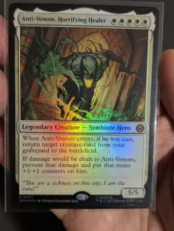 Anti-Venom, Horrifying Healer (Foil) - 0001 - Marvel's Spider-Man MTG NM - Image 1