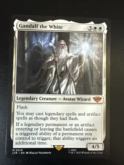 MTG Gandalf the White 0019 Mythic - Lord of the Rings #19 LP - Image 1