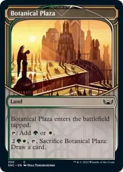 Botanical Plaza (Showcase) - Near Mint MTG Streets of New Capenna - Image 1