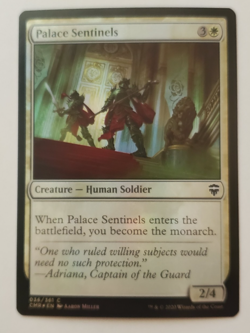 1x Palace Sentinels FOIL Commander Legends MTG Magic the Gathering NM - Image 1
