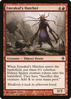 Emrakul's Hatcher 1x MtG Rise of the Eldrazi SP/NM - Image 1