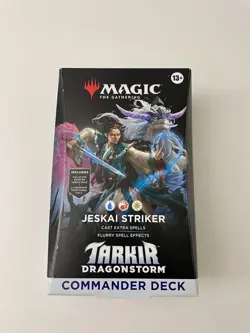 Magic The Gathering Tarkir Dragonstorm Commander Deck Jeskai Striker MTG Sealed - Image 1