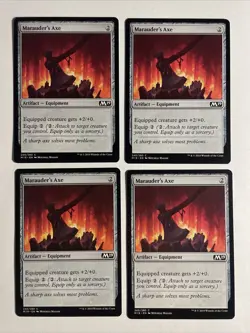 4x Mtg Core Set 2019 M19 Marauder’s Axe NM Magic The Gathering - Image 1
