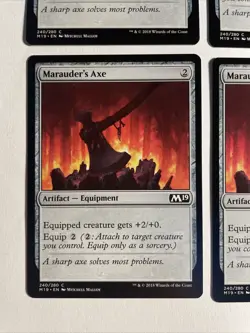 4x Mtg Core Set 2019 M19 Marauder’s Axe NM Magic The Gathering - Image 2