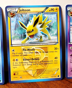 POKEMON PLASMA FREEZE EEVEELUTIONS ESPEON 48/116 JOLTEON 31/116 VAPOREON 20/116 - Image 3