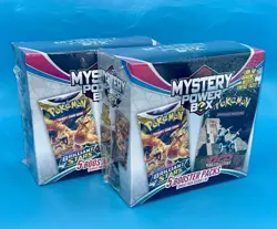 2x Pokemon Mystery Power Box Chase Pack Seeded 1:10 15 Booster Packs Total! NEW! - Image 1