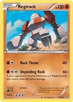 Regirock - 40/98 (XY Ancient Origins, #040/098) - Hol Deck Exclusives HP Pokemon - Image 1