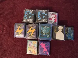 Pokemon ETB Sleeves (Sealed) Prismatic + Mega Evolution + Fusion + Surging + - Image 1