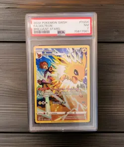 2022 Pokemon - Jolteon TG04/TG30 Swsh09: Brilliant Stars Trainer Gallery - PSA 7 - Image 1