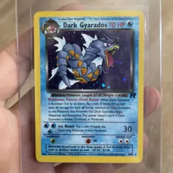 Pokemon TCG Dark Gyarados 8/82 Team Rocket Vintage Holo WOTC 1999-2000 LP Rare - Image 1