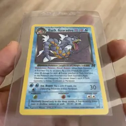 Pokemon TCG Dark Gyarados 8/82 Team Rocket Vintage Holo WOTC 1999-2000 LP Rare - Image 4