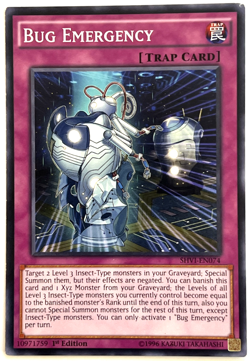 YuGiOh! - Bug Emergency - SHVI-EN074 - 1st Edition - Common - Image 1