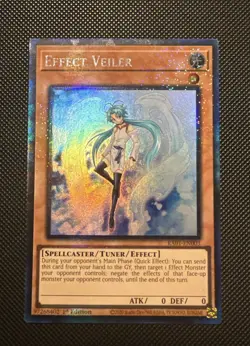 Yugioh Effect Veiler RA01-EN003 Prismatic Collector Rare 1st Ed NM - Image 1