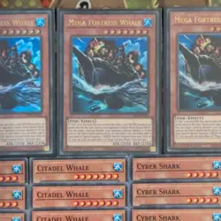 3 x LED9-EN016 Mega Fortress Whale Ultra + 18cd Cmn Fish/Shark Core Mint YuGiOh - Image 2