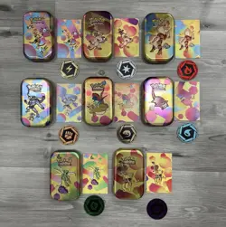 Pokemon Scarlet & Violet 151 Mini Tins !!EMPTY!! Does come with card and coins - Image 1
