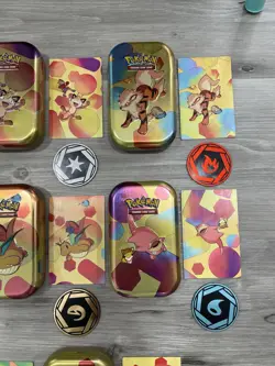 Pokemon Scarlet & Violet 151 Mini Tins !!EMPTY!! Does come with card and coins - Image 3