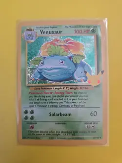 Pokemon TCG Venusaur Holo Rare Card 15/102 Celebrations 25th Anniversary Edition - Image 1