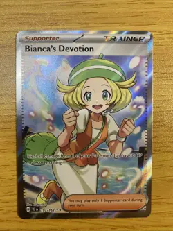 Pokemon TCG Bianca's Devotion Holo Ultra Rare Card 197/162 Temporal Forces - Image 1