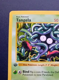 Pokemon Cards: Base Set 1st Edition Common: Tangela 66/102 - Image 3