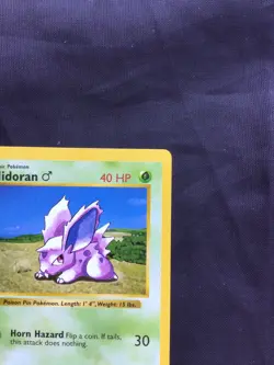 Pokemon Cards: Base Set 1st Edition Common: Nidoran M 55/102 - Image 3