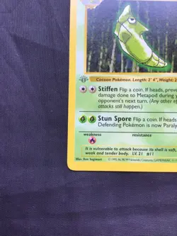 Pokemon Cards: Base Set 1st Edition Common: Metapod 54/102 - Image 5