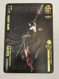 HADES PANDORA SPECTERS COMMANDER Sacred Saga Saint Seiya Anime Collectible Card - Image 1
