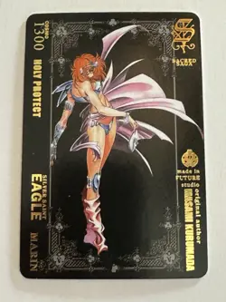 EAGLE MARIN SILVER SAINT Sacred Saga Saint Seiya Anime Collectible Card - Image 1